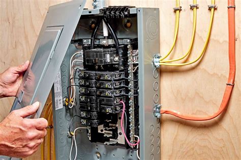 how to install an electrical breaker box|adding a breaker to box.